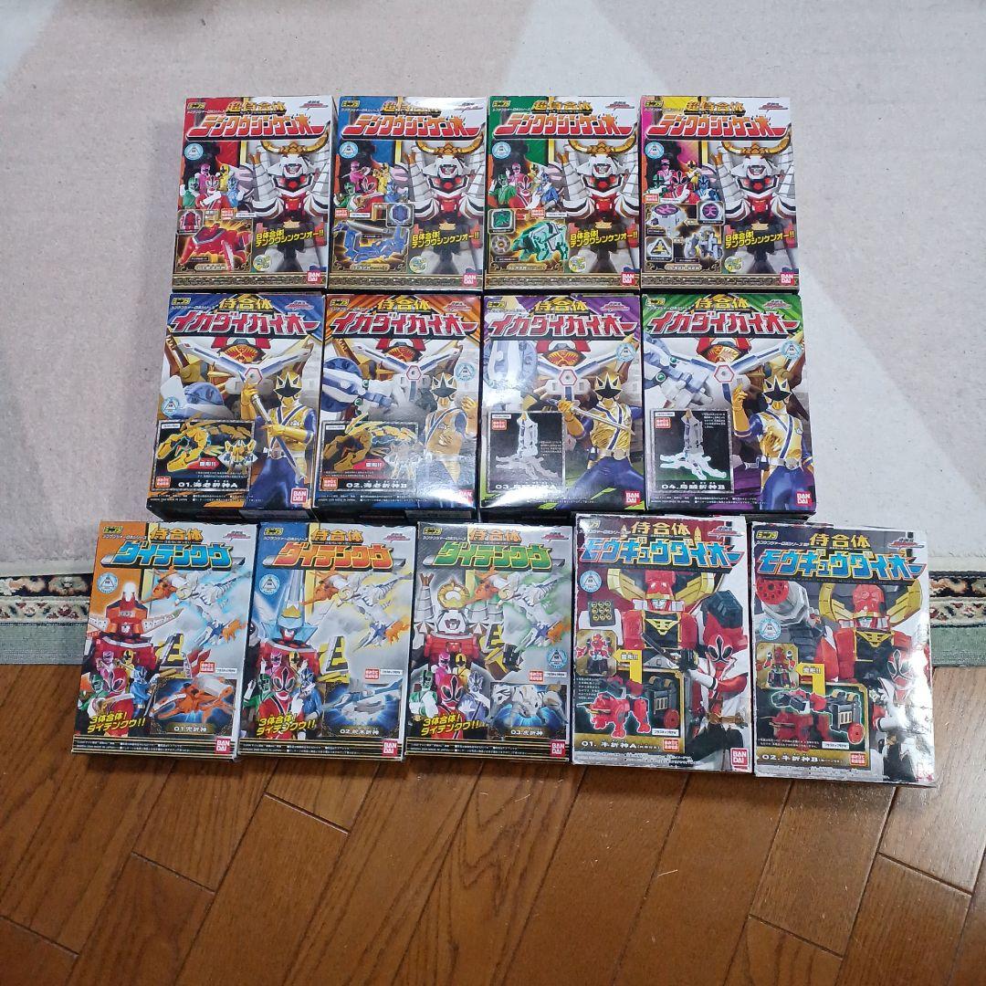 ミニプラ シンケンジャー 13体セット サムライハオー(恐竜折紙·ダイゴヨウ無)