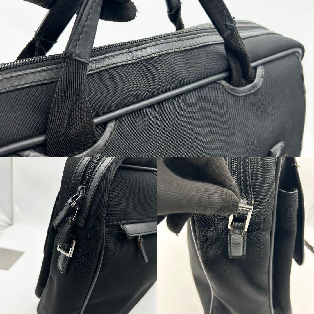 グッチ GUCCI ビジネスバッグ 2way ブラック レザー 大容量 A4収納