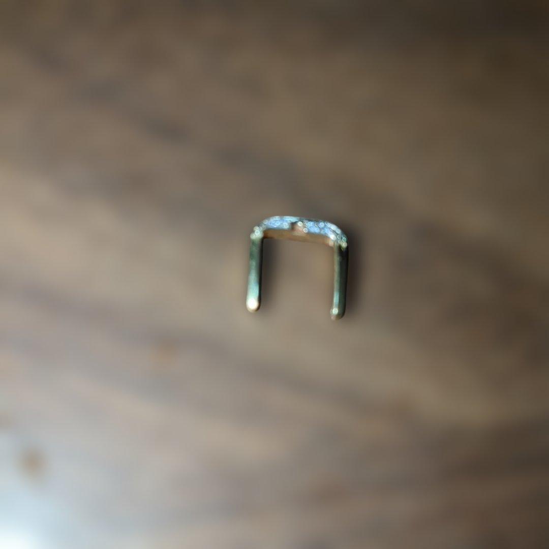 時計バンド用１８K美錠