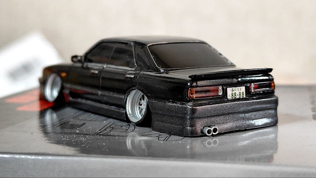 トミカ改造 y31シーマ フルエアロ リミテッド ☆深リム ☆ホットウィール