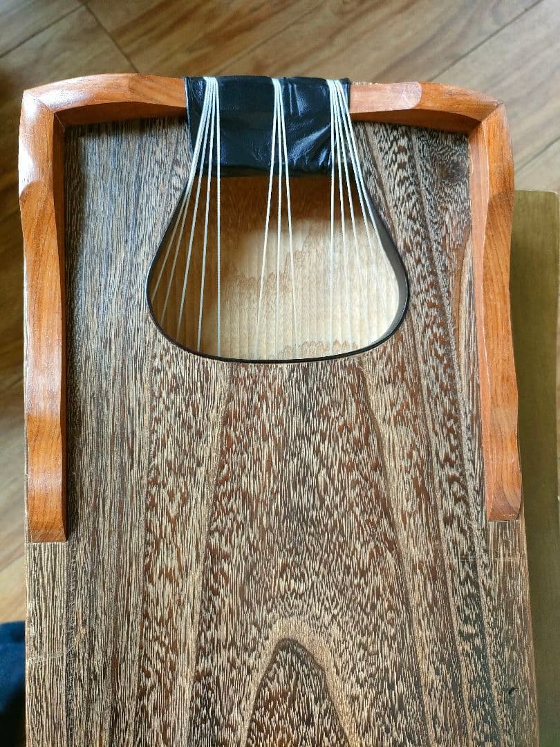 ももちゃん　琴13弦　すだれ彫り　付属品