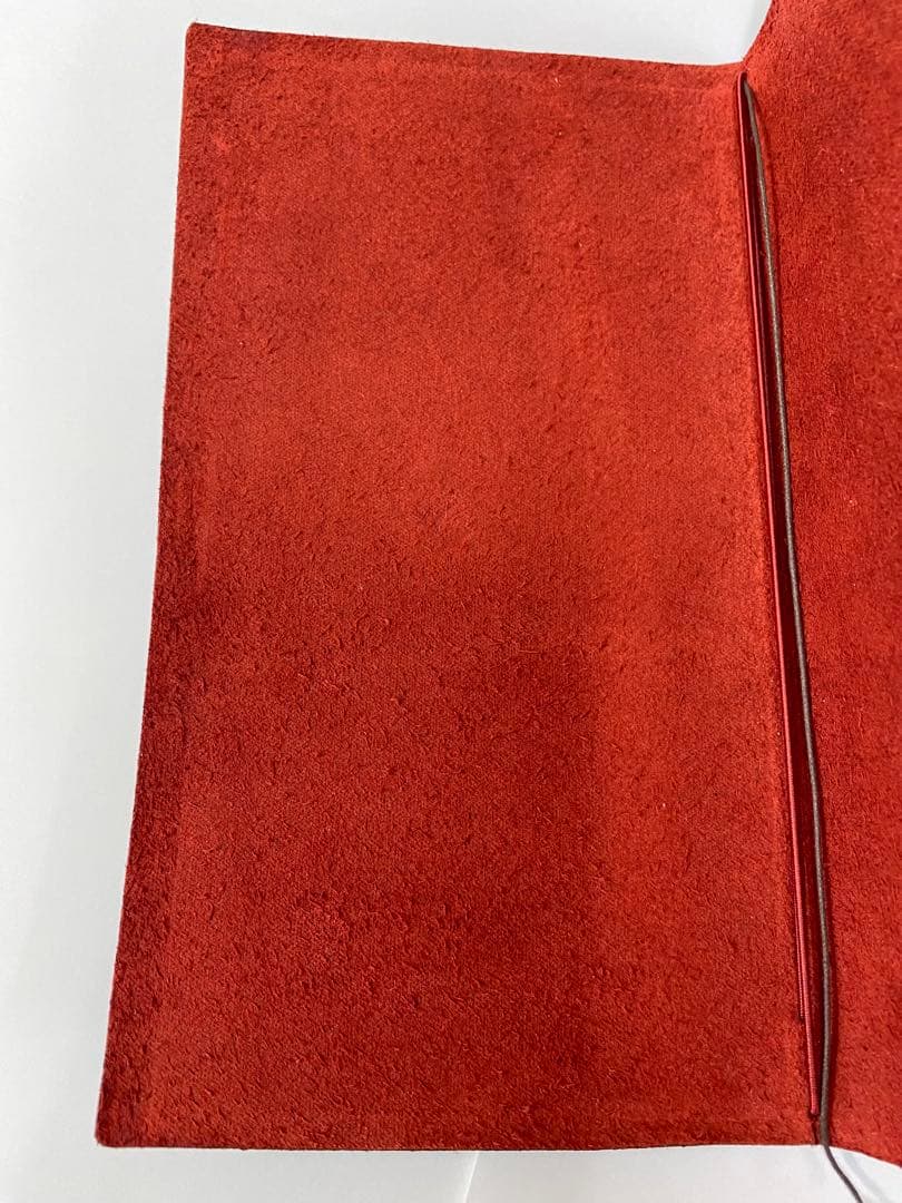 トラベラーズノート　レッド　LOVE&TRIP カバーとコットン袋のみ