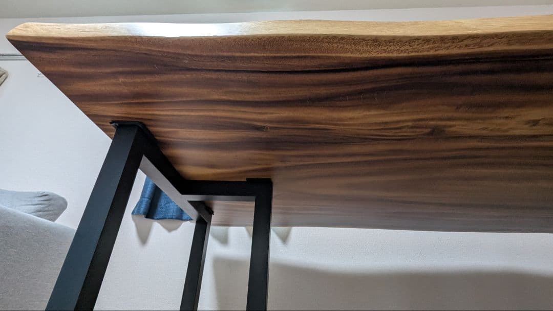 167×91〜99×5 無垢 一枚板 モンキーポット テーブル ①天板のみ