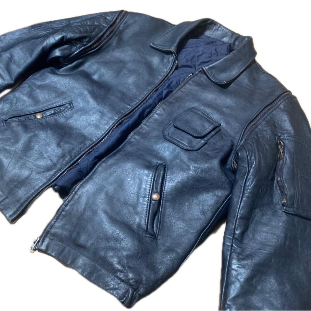 フランス空軍 K6 レザーフライトジャケット