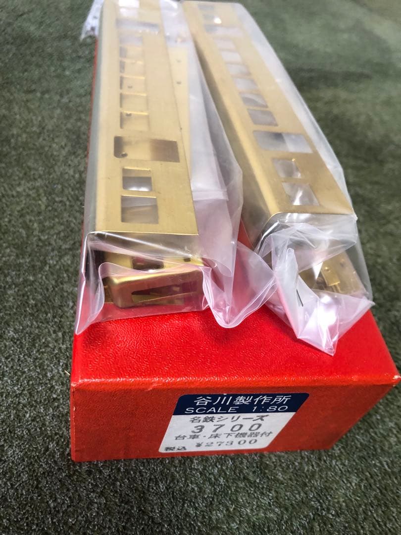 谷川製作所 名鉄3700系、車体バラキット2両セット、台車、床下器具付き