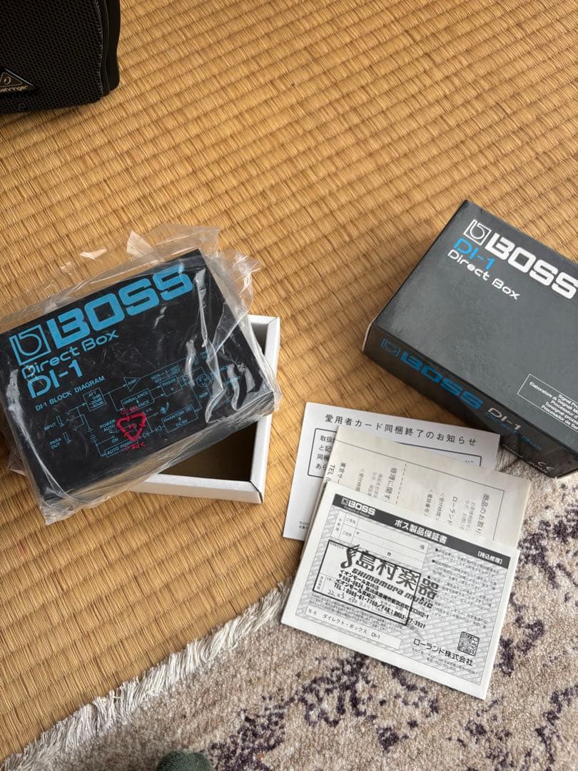 割引！ベリンガーPPA200簡易PA&BOSSダイレクトボックス