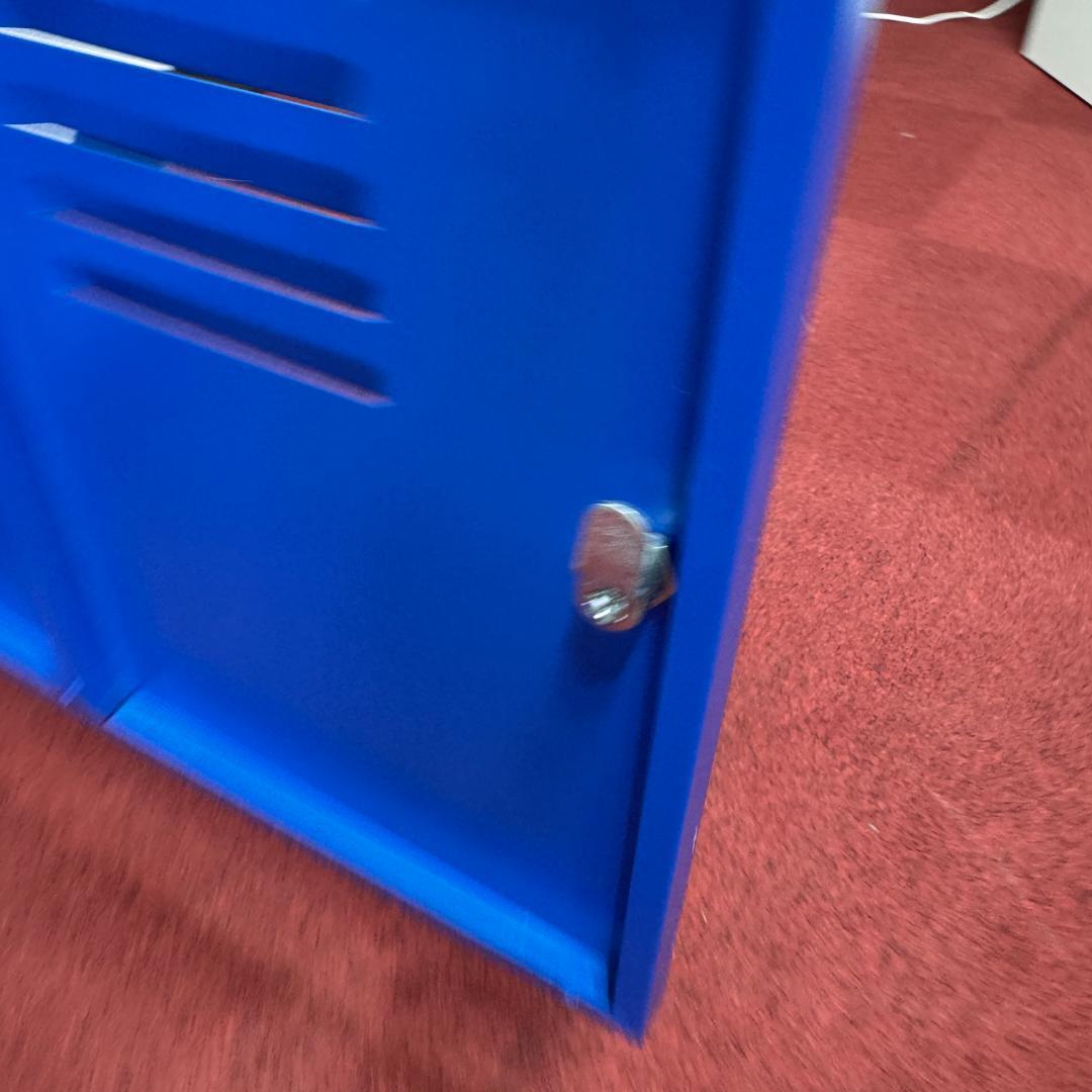 東京23区送料無料　美品イケア　キャビネット　ブルー色　洗浄/除菌済み