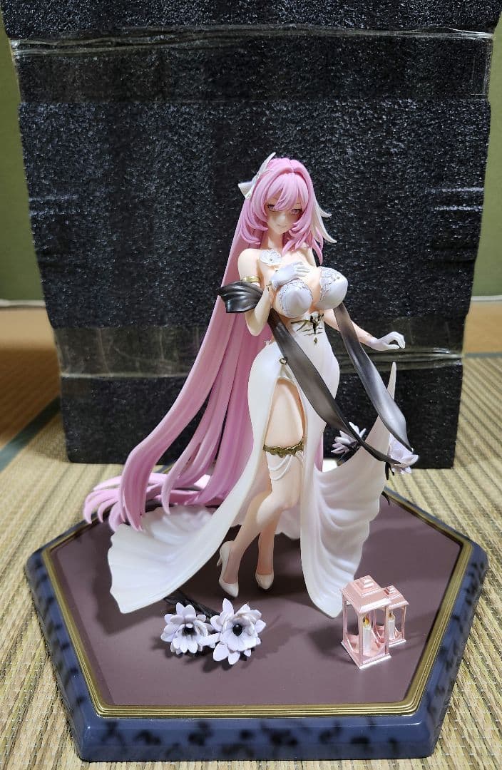 人*間様 ガレージキット 崩壊3rd エリシア(ウェディングドレス) 塗装済み完