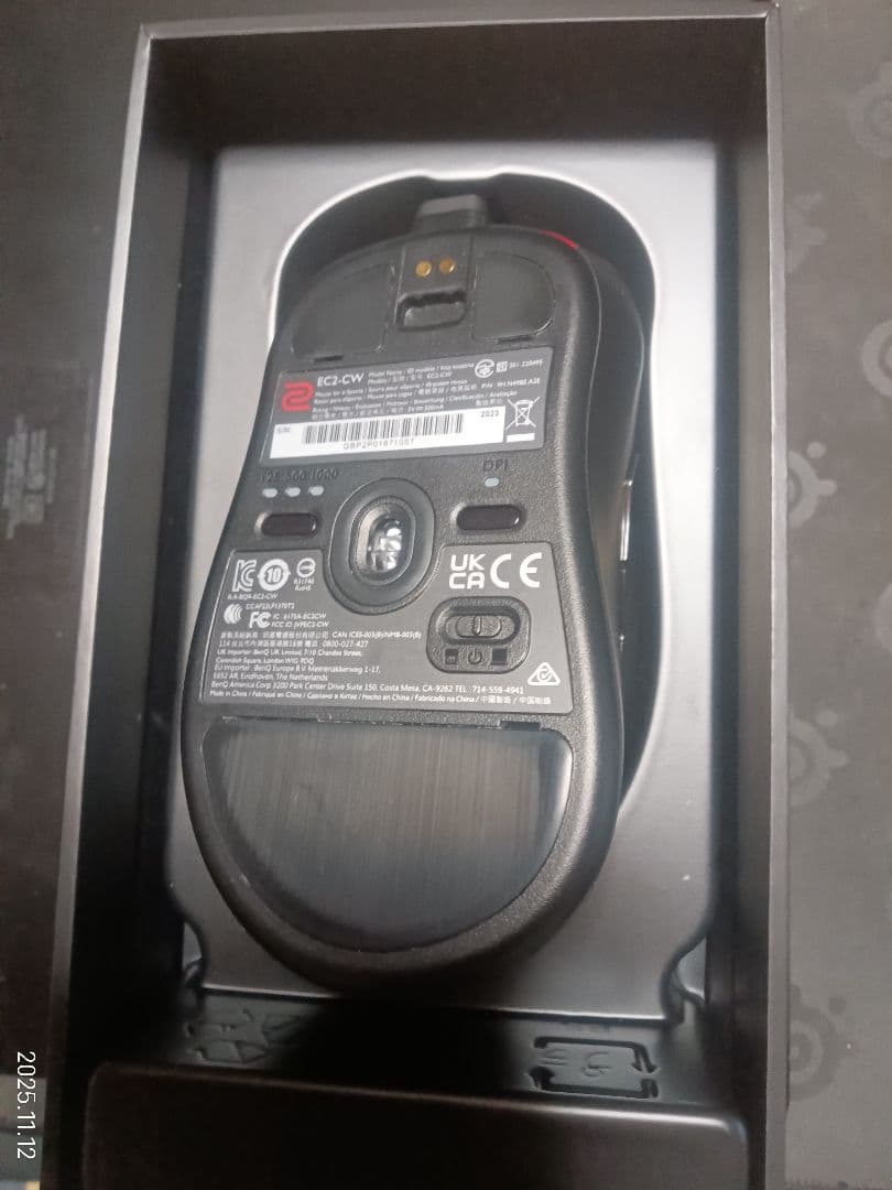 BenQ EC2-CW ワイヤレスマウス