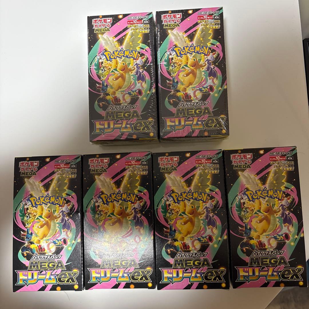 ポケモンカードゲーム MEGA ドリームEX 6BOX