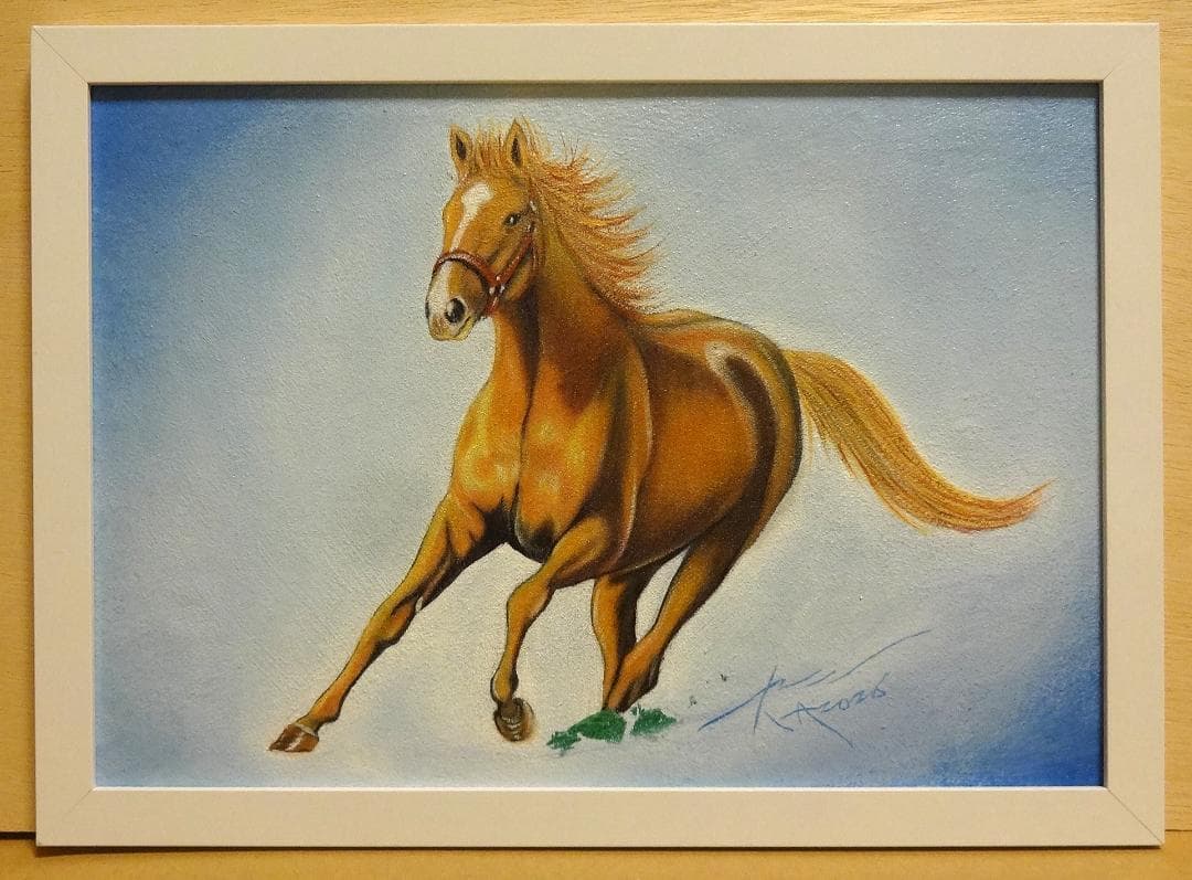 上鈴木正一 油彩画『 オルフェーヴル 2点 』ジラール様のオーダー作品です!!