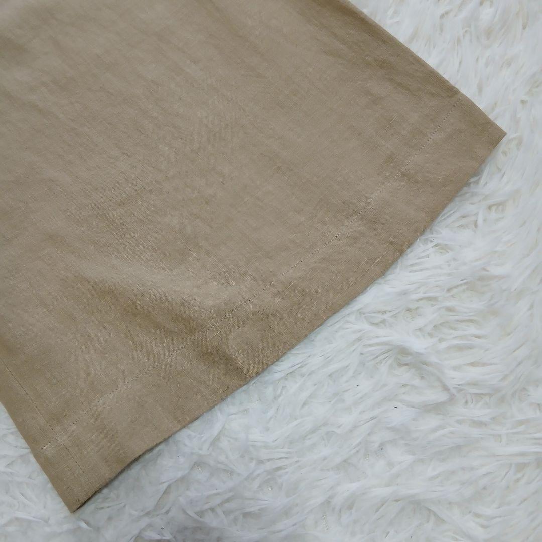 【nume】パラスパレス　ヌメ　リネン100％　ガウチョ　ワイドパンツ