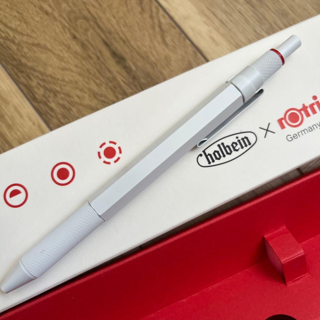 ロットリング600 3in1 ボールペン ホワイト ホルベイン限定