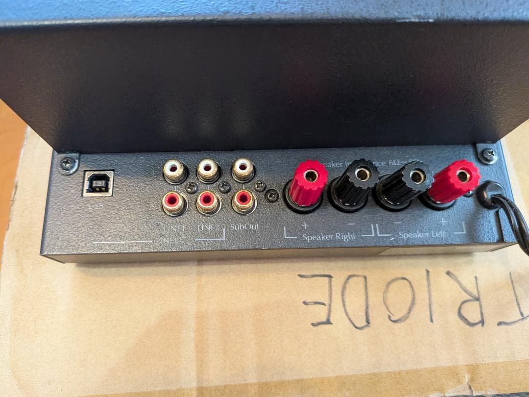 城下工業 日本製 USB DAC 内蔵 真空管アンプ SWL-T20U-SD