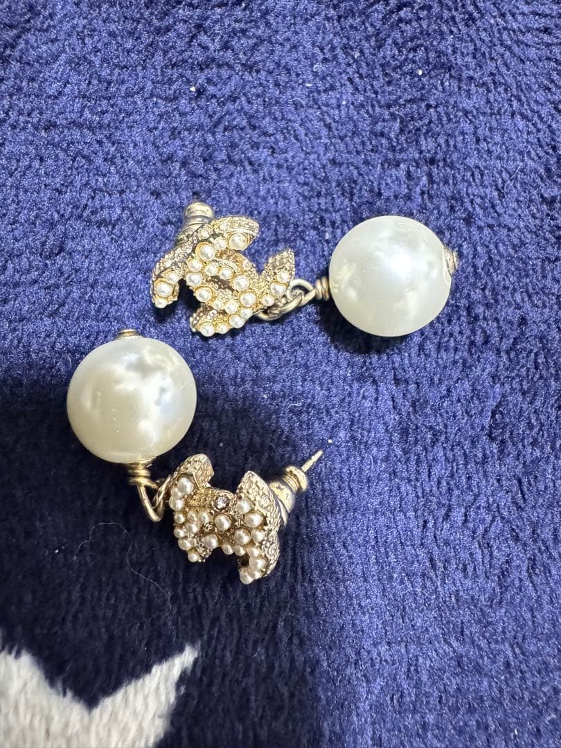 CHANEL パール イヤリング