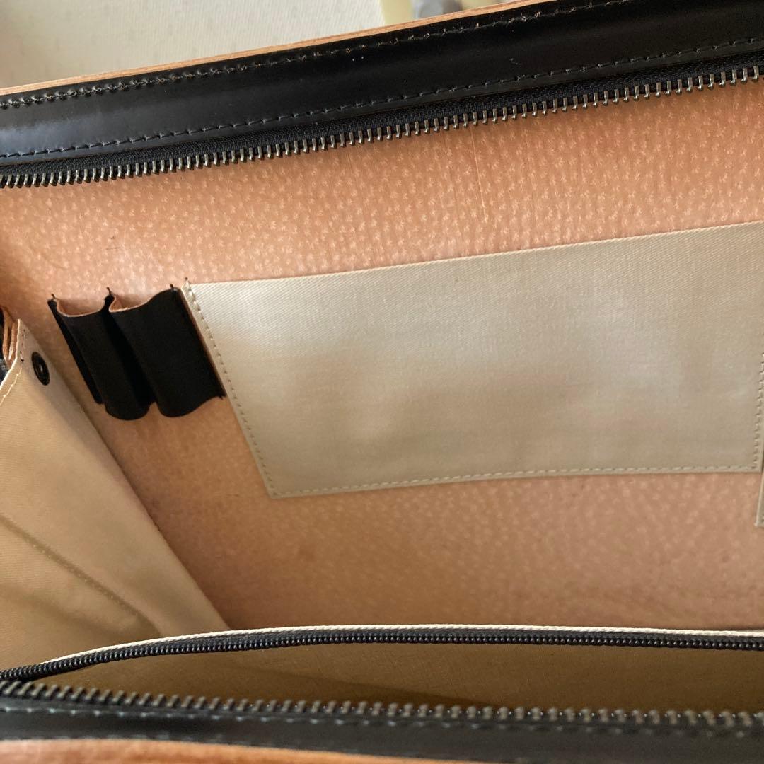 青木鞄COMPLEX GARDENS 2ウェイA4レザーブリーフケース ブラック