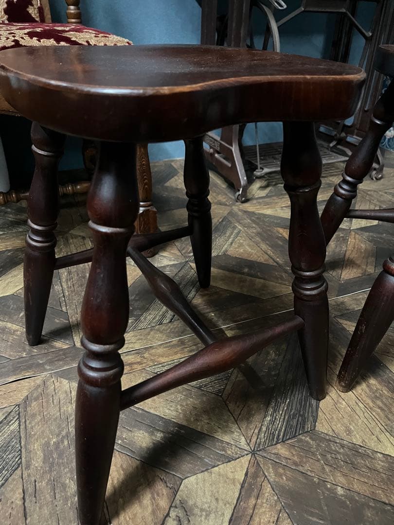 haco＊飛騨産業 キツツキ スツール セット 当時物 昭和レトロ