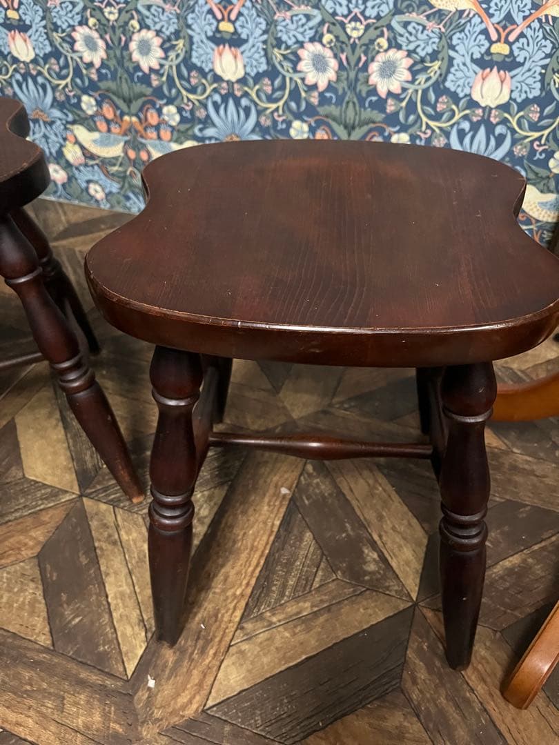 haco＊飛騨産業 キツツキ スツール セット 当時物 昭和レトロ