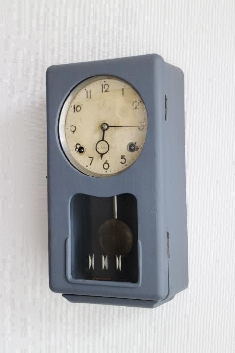 アンティーク アールデコ 冨尾時計地球鶏マーク 掛け時計 柱時計 振り子