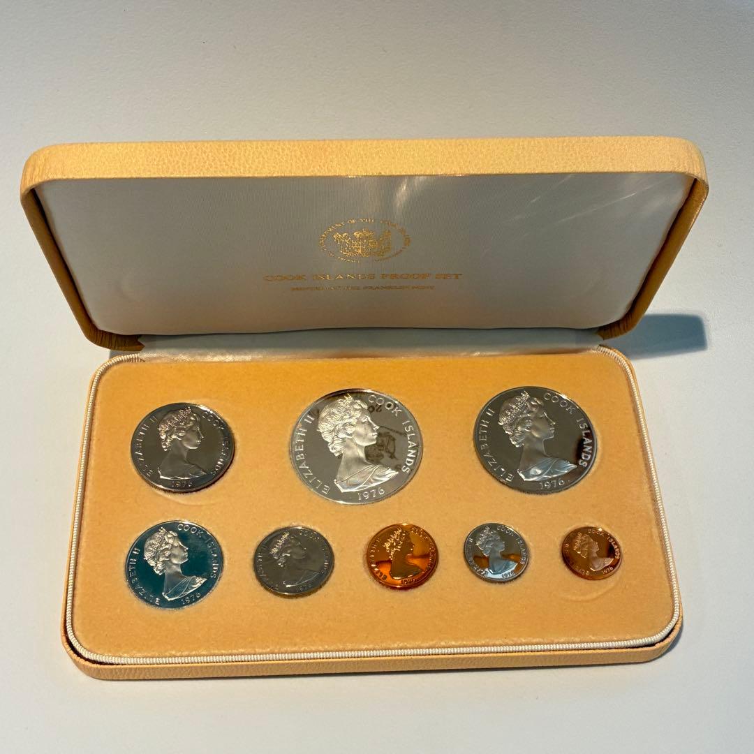 1976年 フランクリン・ミント クック諸島 貨幣 プルーフセット