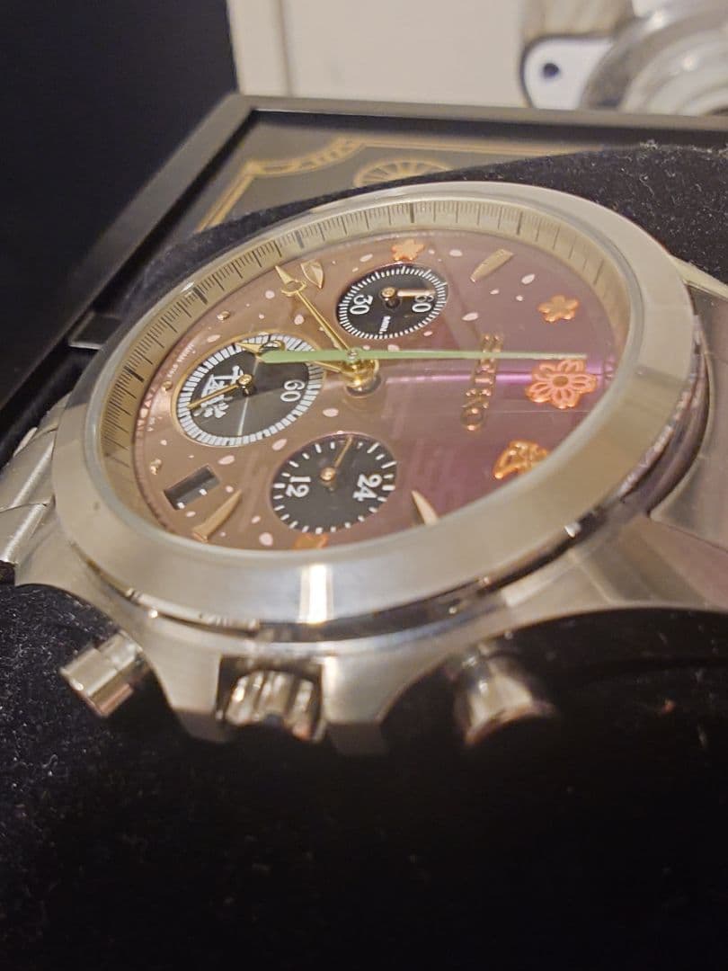SEIKO クロノグラフ 初音ミク　千本桜　オルゴールケース付