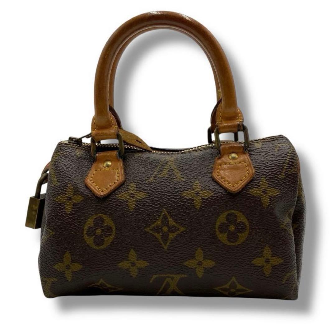 美品 ルイヴィトン モノグラム ナノ スピーディ ショルダーバッグ ビンテージ