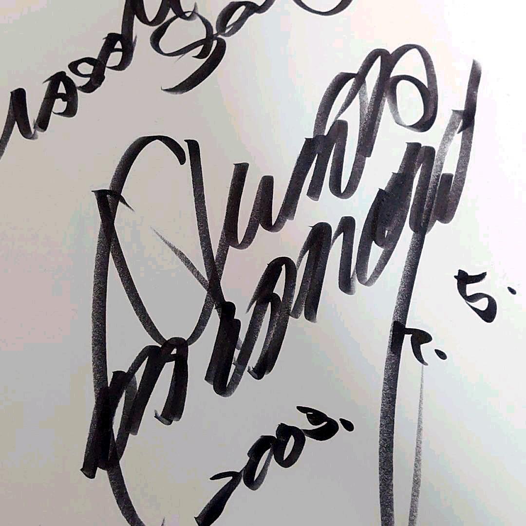 【非売品】中森明菜直筆サイン色紙