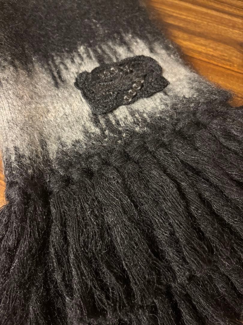 小物 Mame Kurogouch Wool Mohair Knitted Scarf
