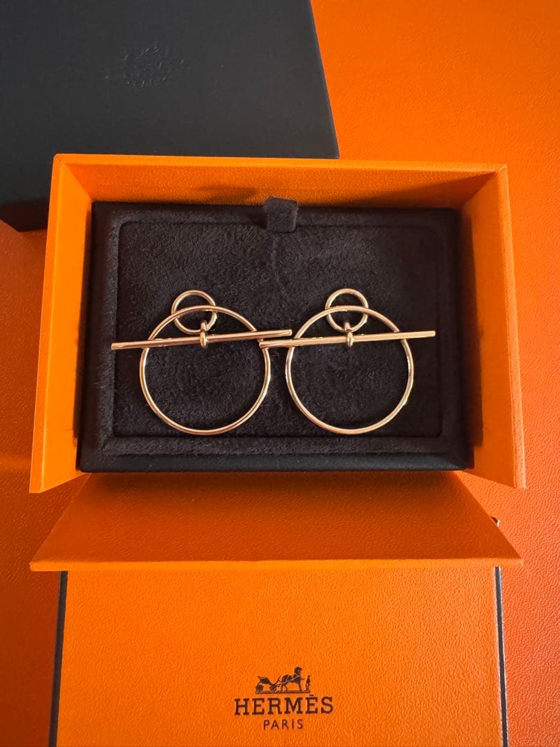 新品未使用 HERMES エルメス ピアス エシャペ PM