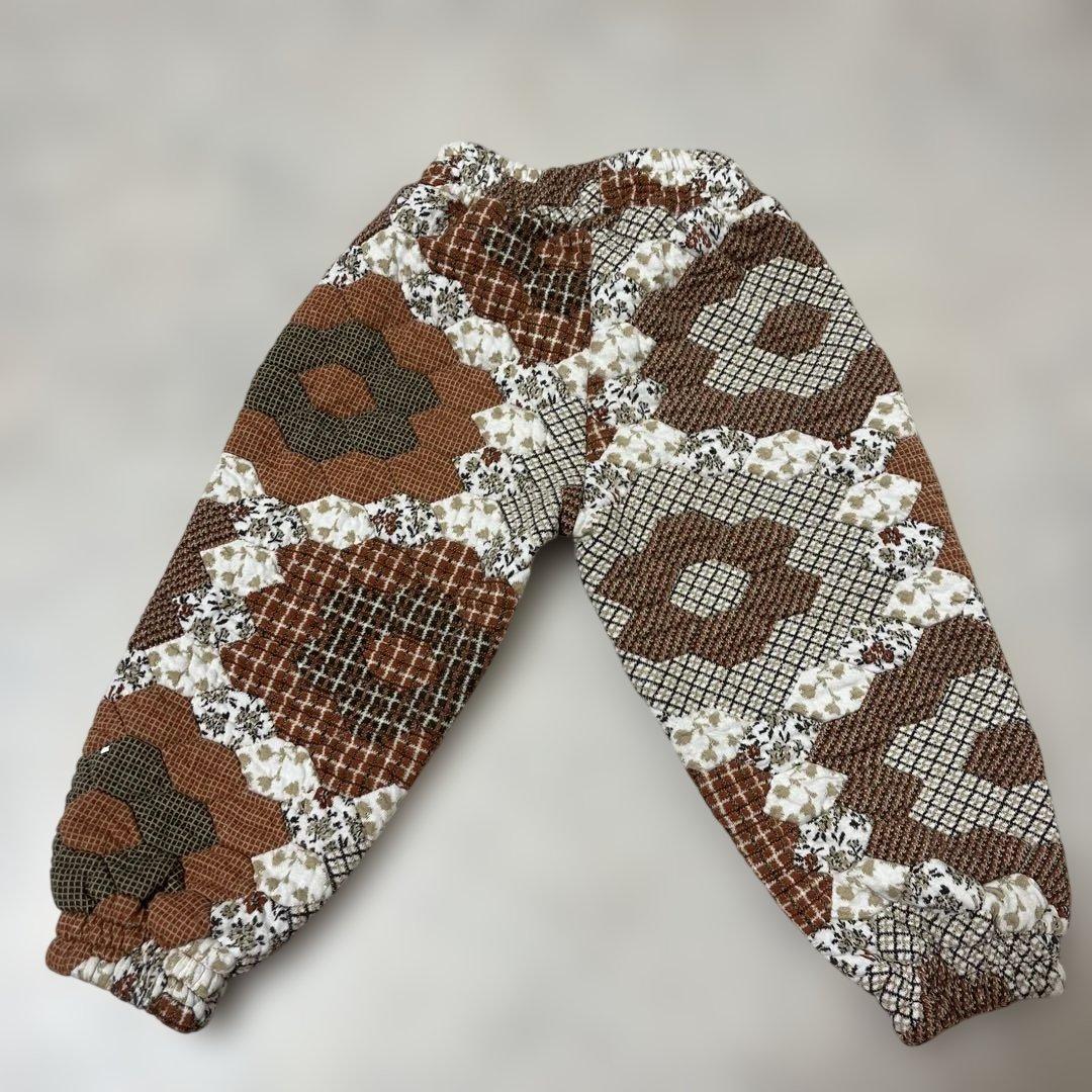 FISH & KIDS パッチワークジャガードパンツ