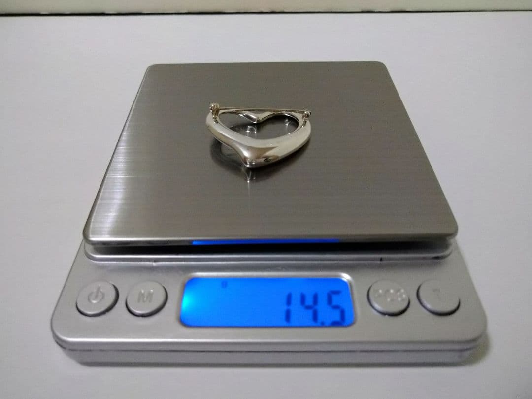 ティファニー　 TIFFANY　オープンハート　ブローチ　Ｌサイズ