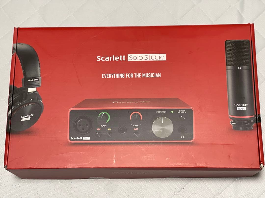 Focusrite ScarlettStudioオーディオインターフェースセット
