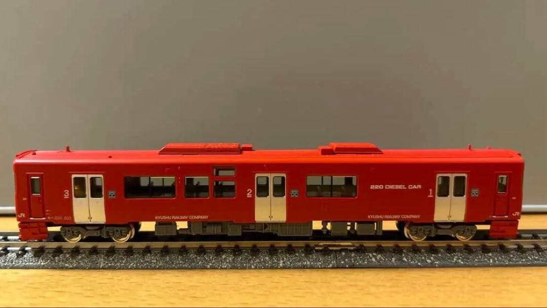 グリーンマックスJRキハ220形200番台 Nゲージ完成品 3両セット