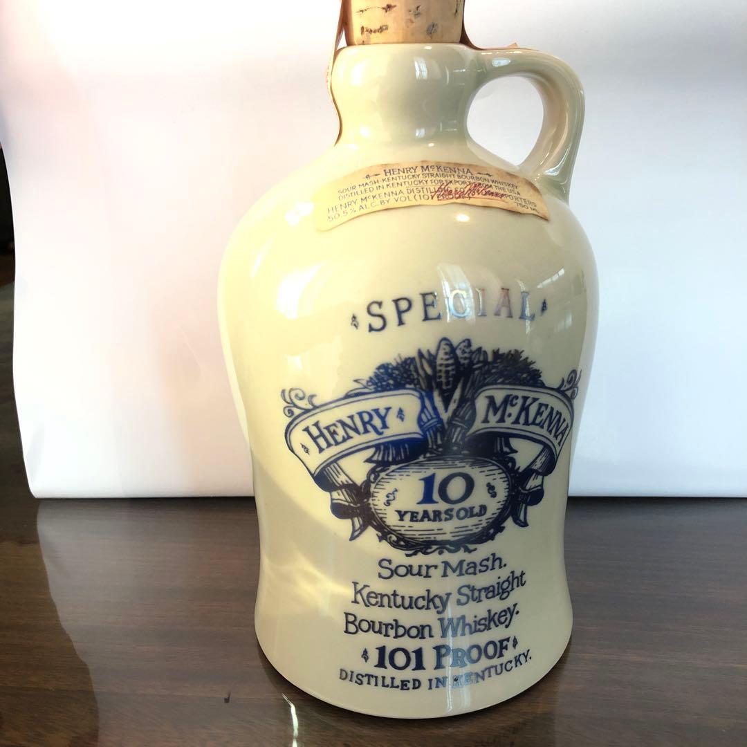 未開封 Henry McKenna 10年 シングルバレル 陶器　101プルーフ
