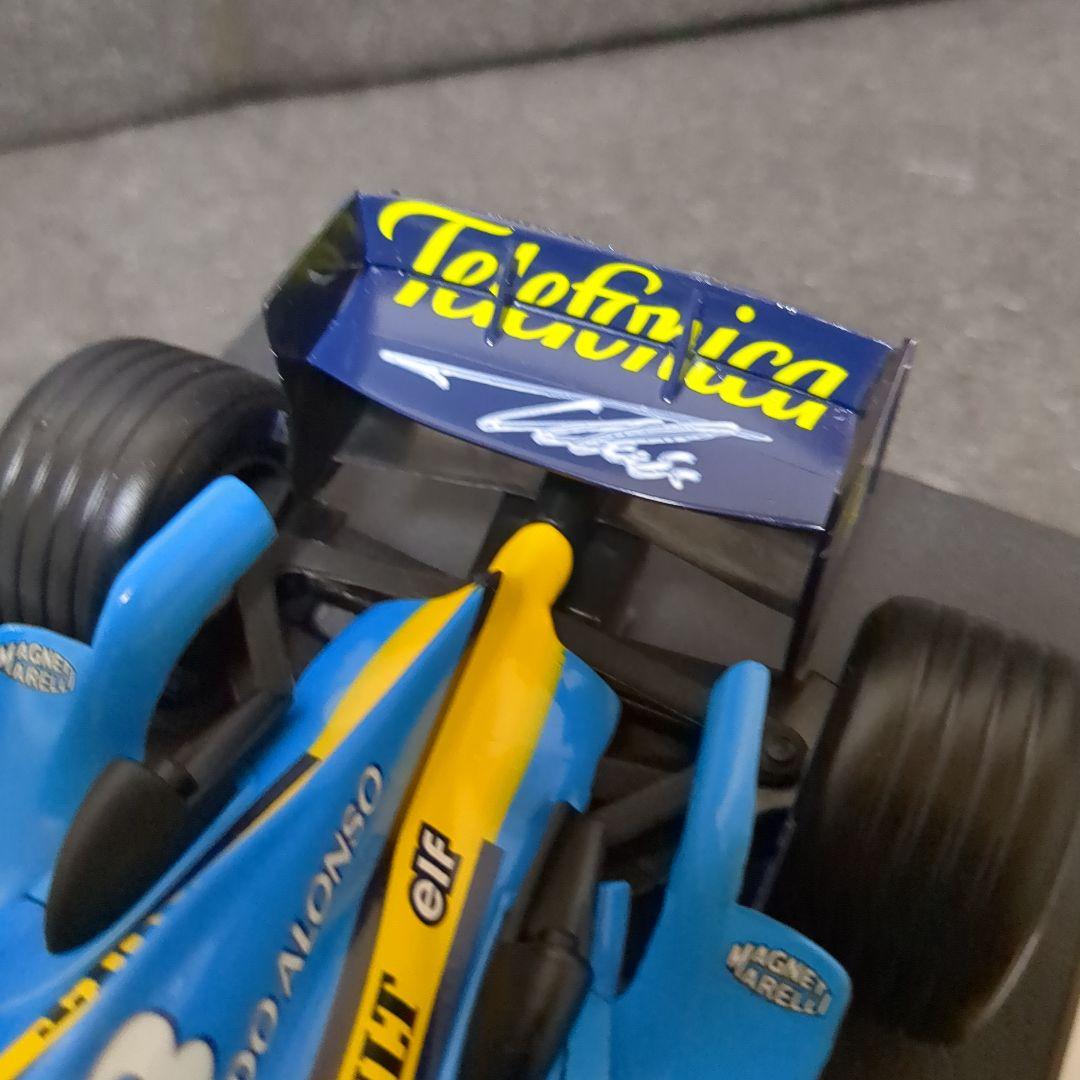 1/18 ルノー R24 フェルナンド アロンソ 直筆サイン入り モデルカー