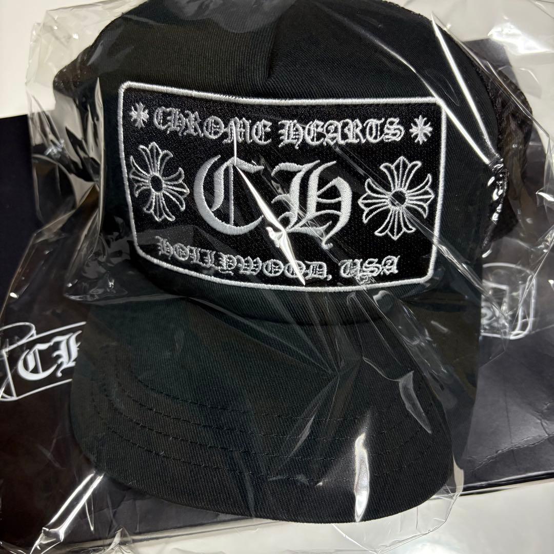 CHROME HEARTS クロムハーツ トラッカーキャップ ブラック　国内正規