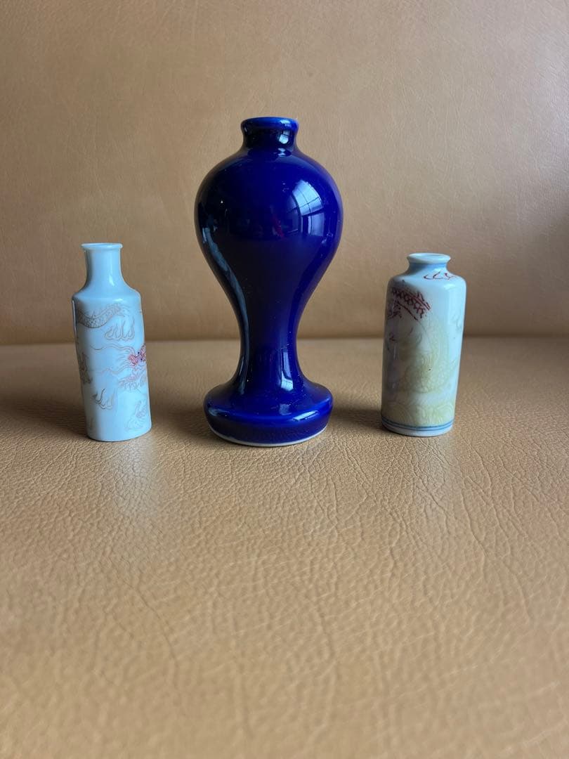 中国古美術 鼻煙壺 三點