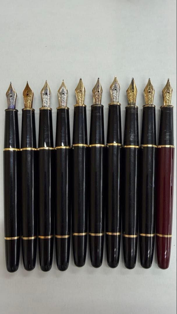 万年筆　モンブラマイスターシュティック10本セット　ペン先14K 4810