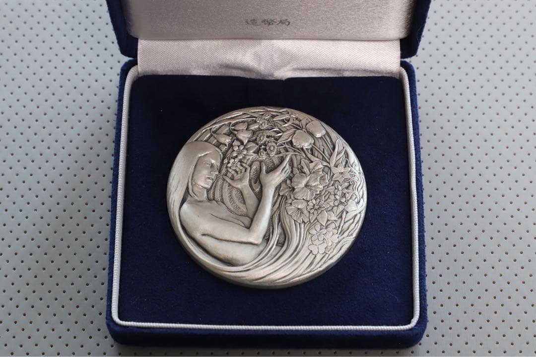 桜の通り抜け記念メダル　純銀　平成十六年