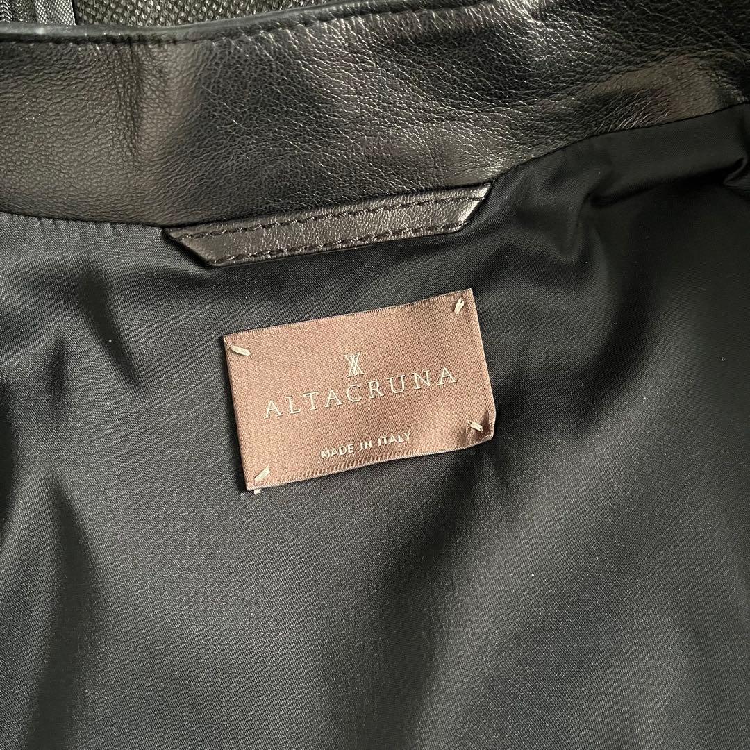 ALTACRUNA ラムレザー　シングルライダース