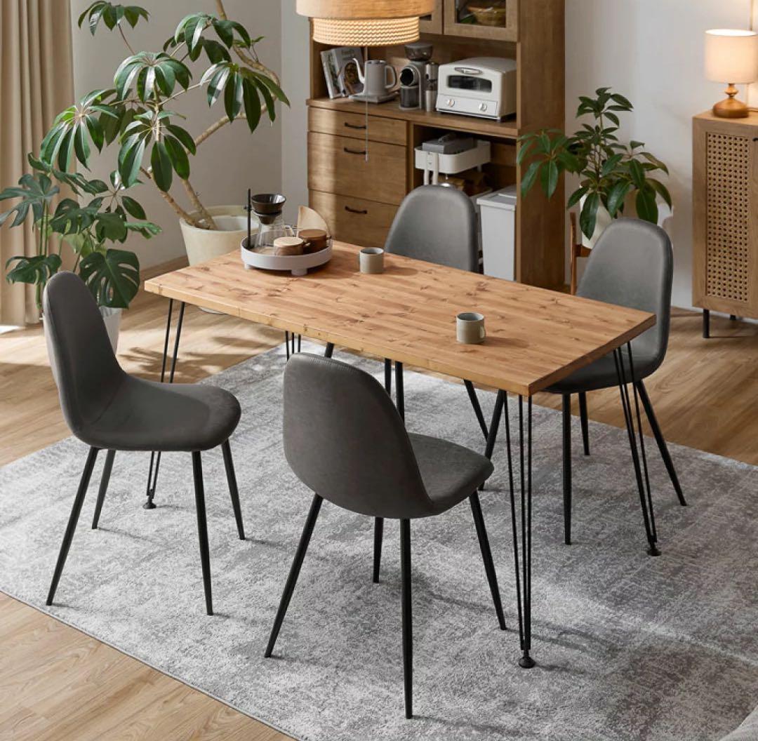 LOWYA ダイニングテーブル160センチ 無垢材MIX