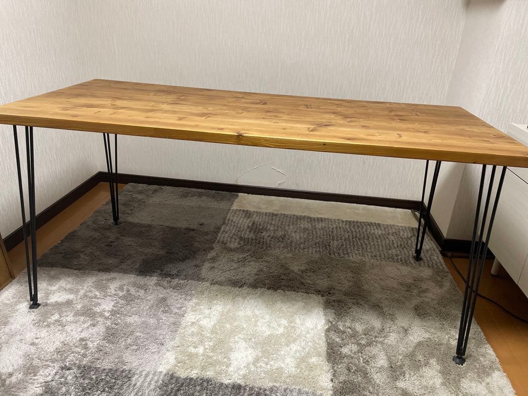 LOWYA ダイニングテーブル160センチ 無垢材MIX