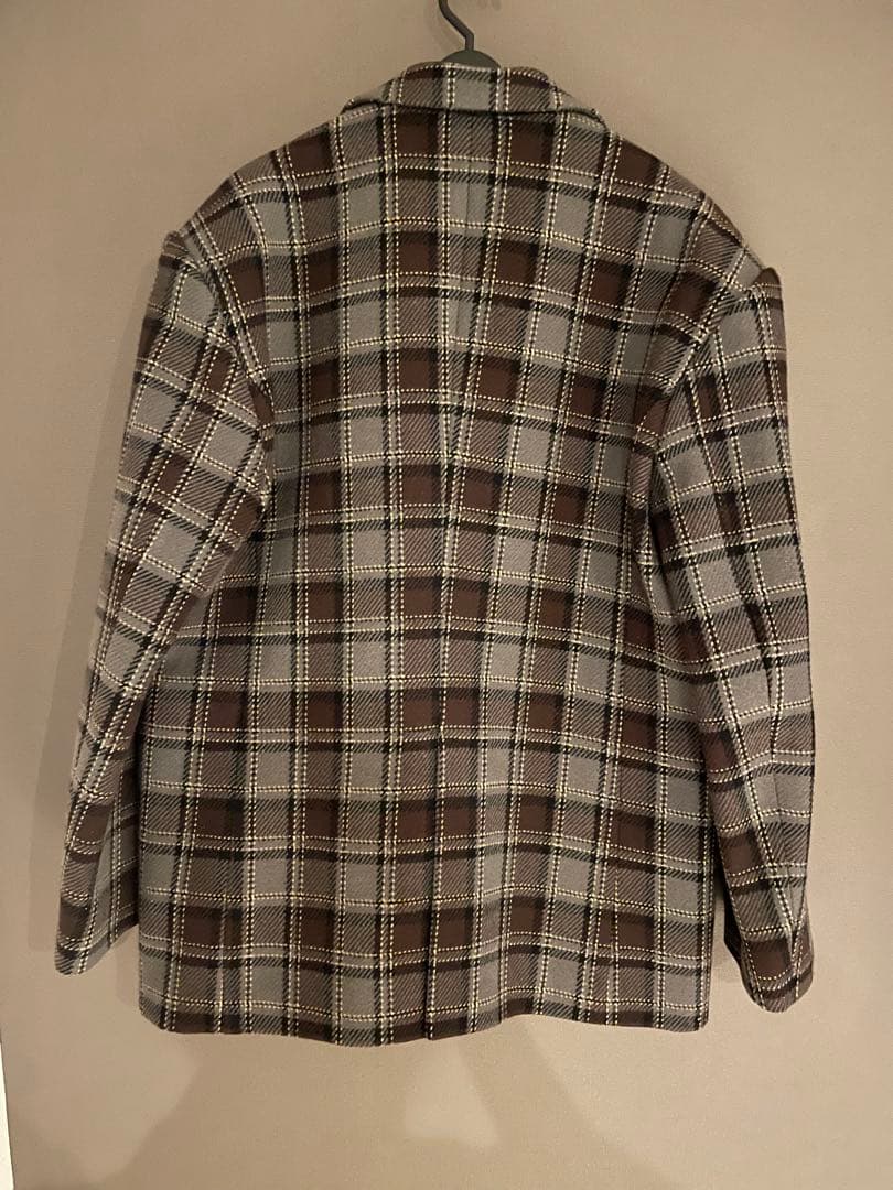 ジャケット・アウター CLANE OVER SHOULDER PEAKED LAPEL COAT 1