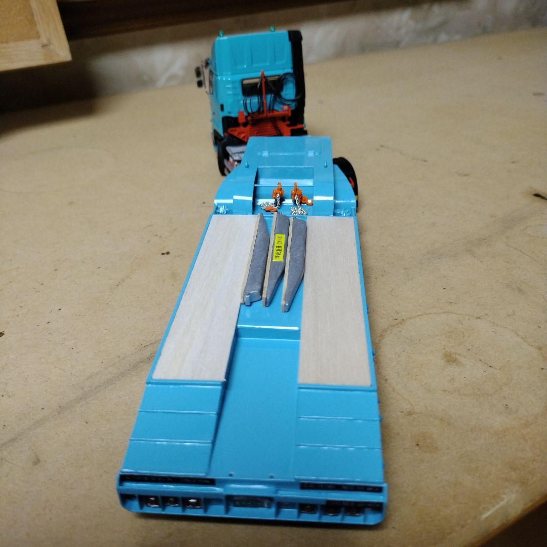 1/50ケンクラフト日野プロフィア4✕2トレーラー特注重機運搬台車