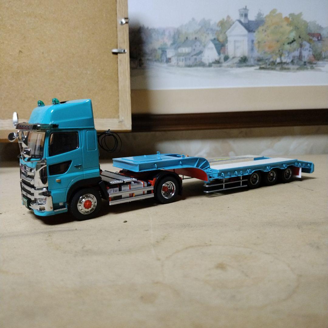 1/50ケンクラフト日野プロフィア4✕2トレーラー特注重機運搬台車