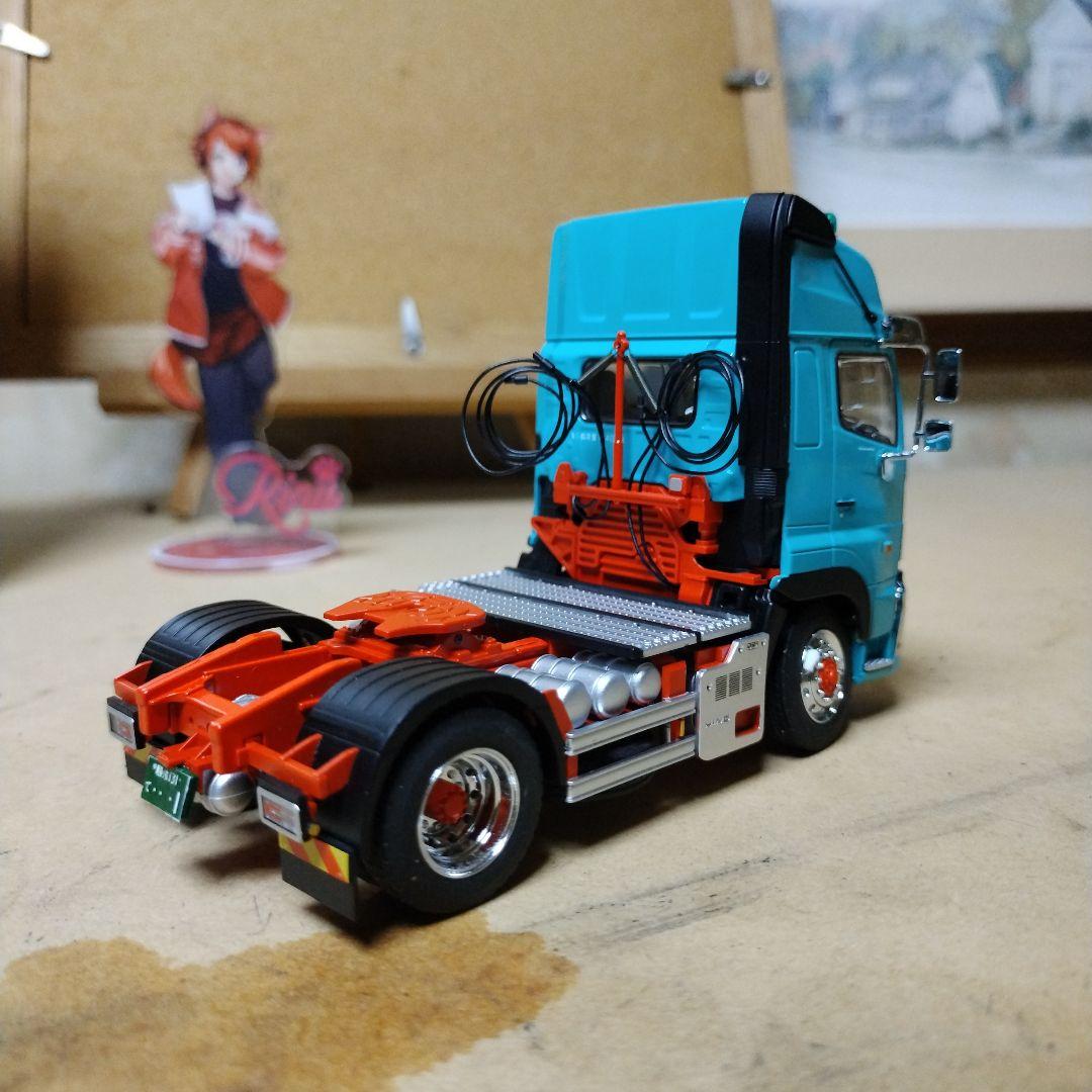 1/50ケンクラフト日野プロフィア4✕2トレーラー特注重機運搬台車