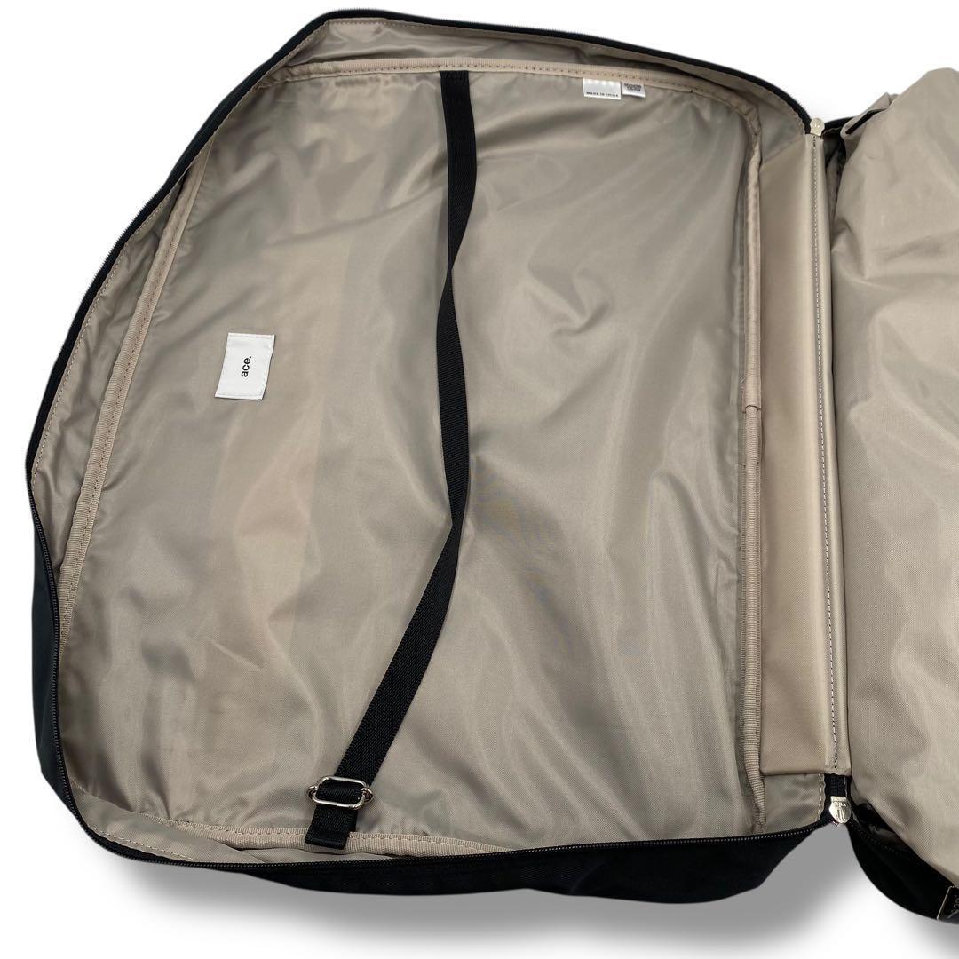 エース ガーメントケース ビジネスバッグ 2way 大容量 付属品付き ブラック