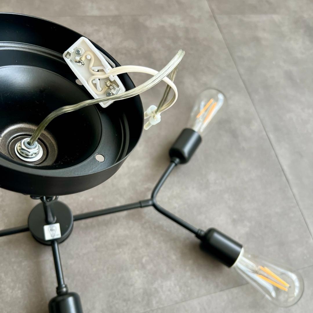 大塚家具【新品】スペイン製 シーリングライト6灯 約8畳用 モダン シャンデリア