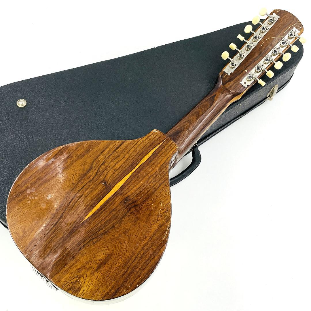 バンドゥリア 12弦 民族楽器 マンドリン系 ギター【整備済 ダメージあり】