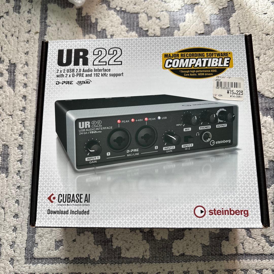 【最終値下げ】Steinberg UR22 USBオーディオインターフェイス